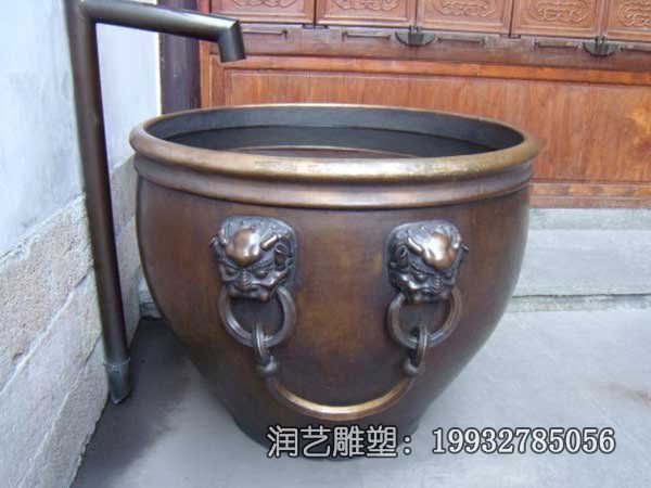 公园水缸景观铜雕 公园水缸景观铜雕