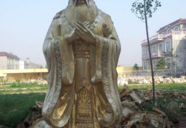 学校孔子人物铜雕