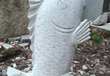 游乐场鱼动物石雕