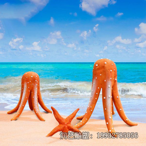 草坪玻璃钢海洋生物雕塑 草坪玻璃钢海洋生物雕塑