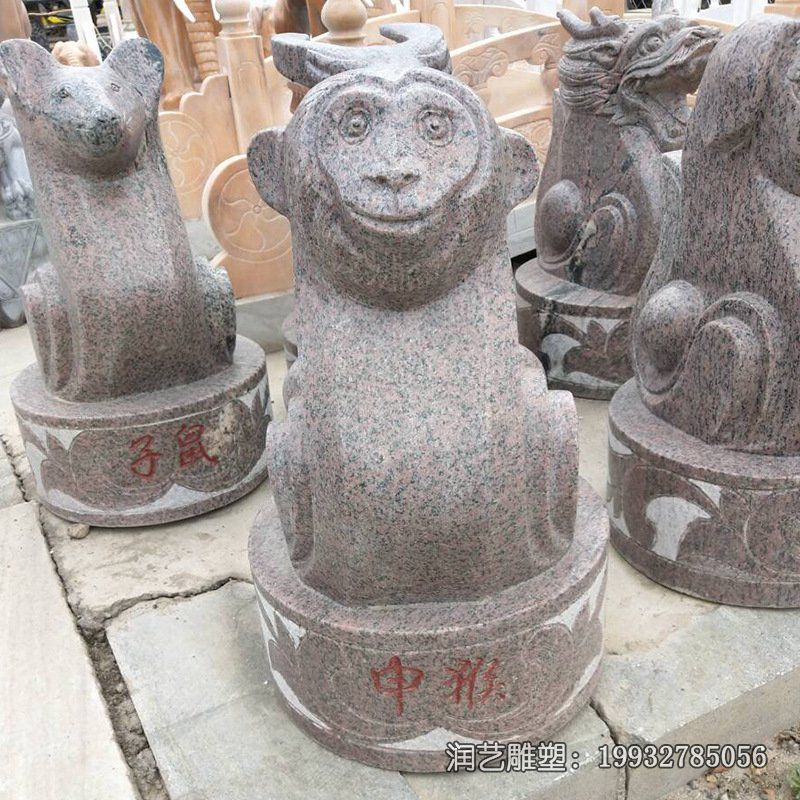 游乐场猴子动物石雕 游乐场猴子动物石雕