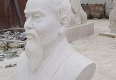 公园老子人物石雕