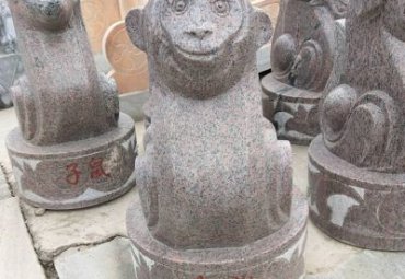游乐场猴子动物石雕