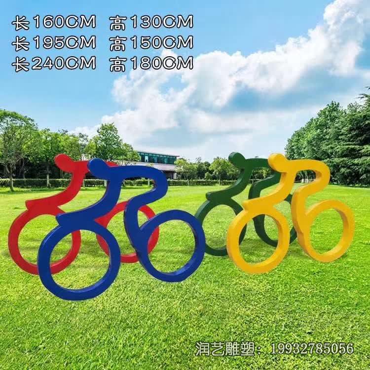 商场不锈钢骑车人物雕塑 商场不锈钢骑车人物雕塑
