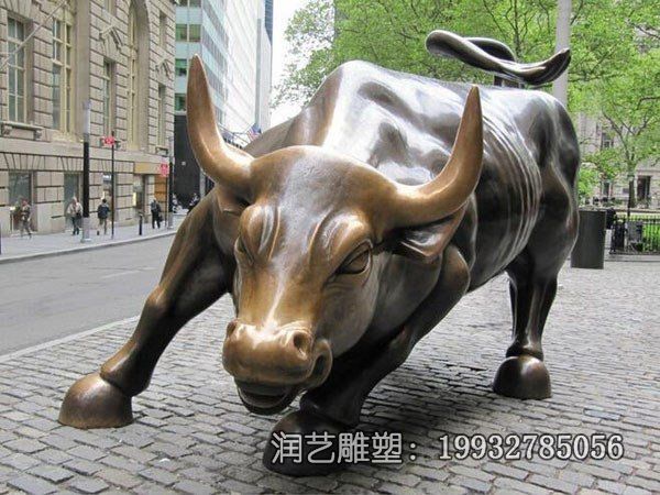 商业街牛动物铜雕 商业街牛动物铜雕