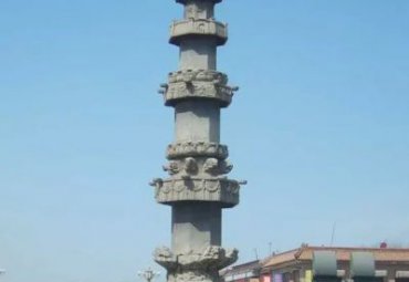 小区大理石塔景观石雕