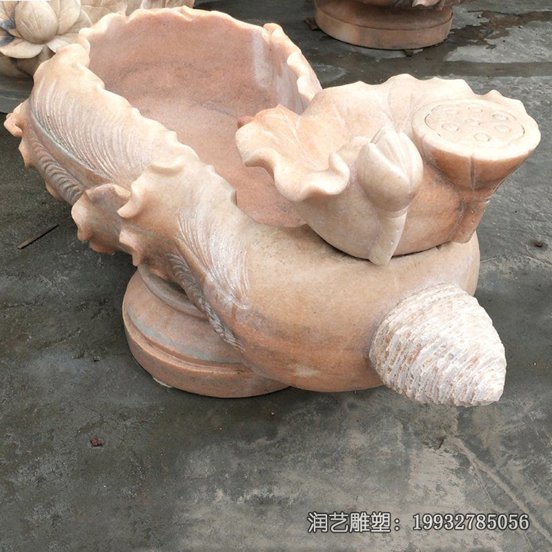 广场流水盆景观石雕 广场流水盆景观石雕