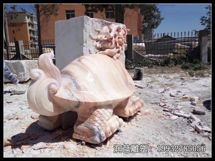 商场龙龟动物石雕 商场龙龟动物石雕