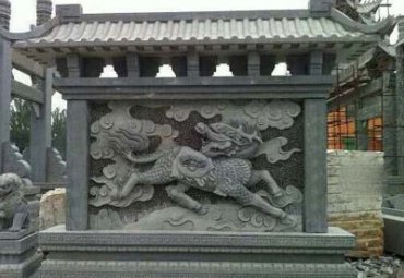 城市影壁景观石雕