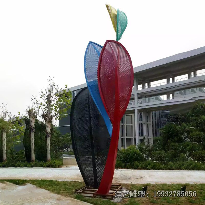 医院不锈钢树叶雕塑 医院不锈钢树叶雕塑