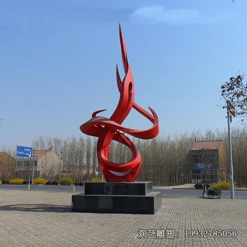 商场不锈钢抽象景观雕塑 商场不锈钢抽象景观雕塑