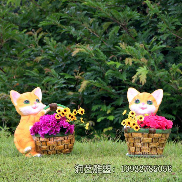城市玻璃钢猫动物雕塑· 城市玻璃钢猫动物雕塑·