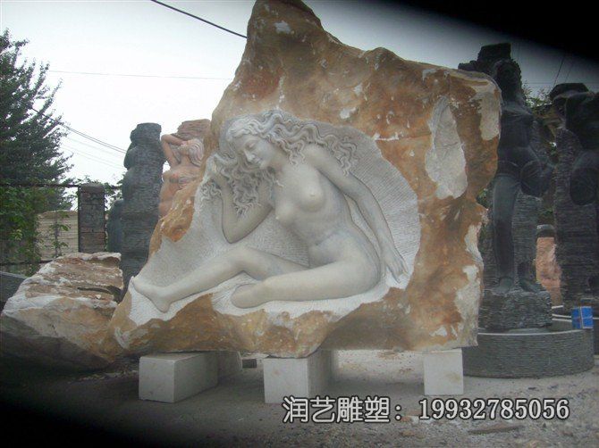 游乐场西方人物石雕 游乐场西方人物石雕