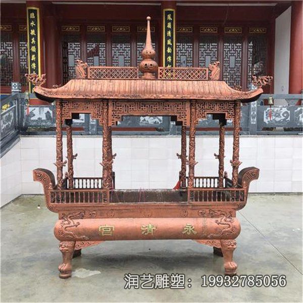 广场香炉景观铜雕 广场香炉景观铜雕