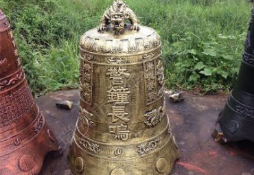 公园警钟长鸣景观铜雕