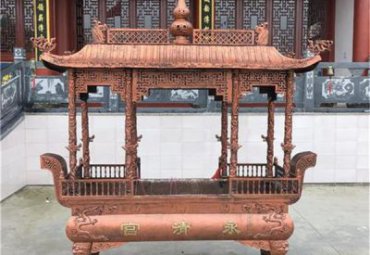 广场香炉景观铜雕