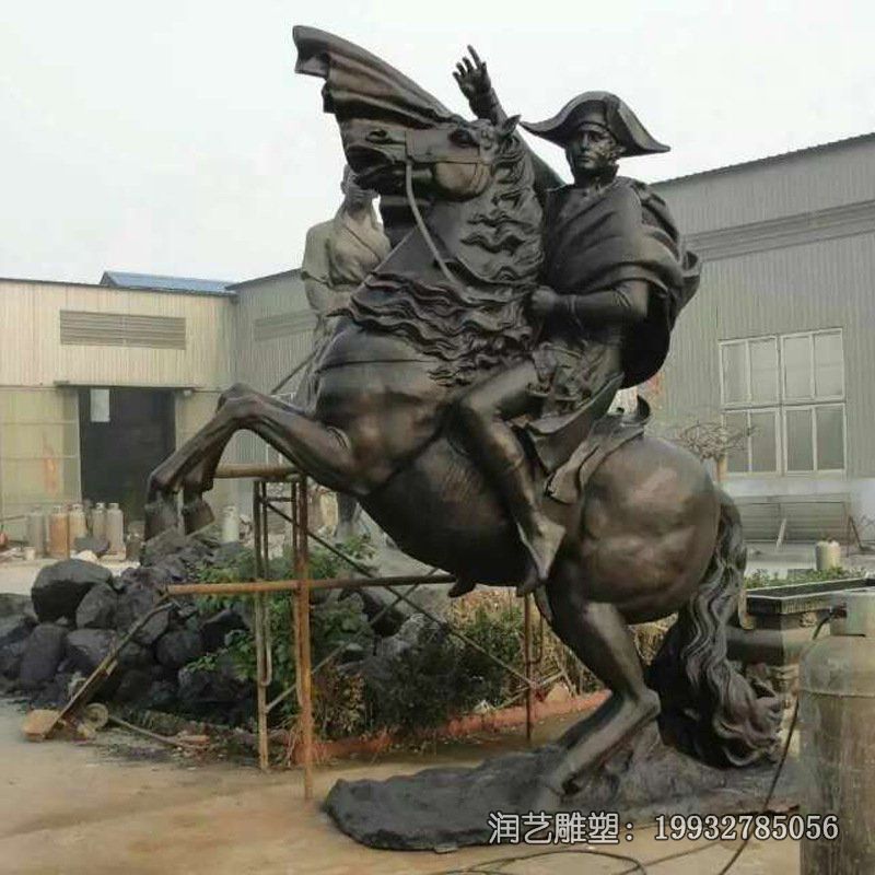 企业骑马人物铜雕 企业骑马人物铜雕