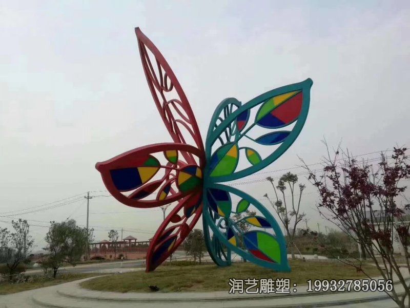 公园不锈钢树叶景观雕塑 公园不锈钢树叶景观雕塑