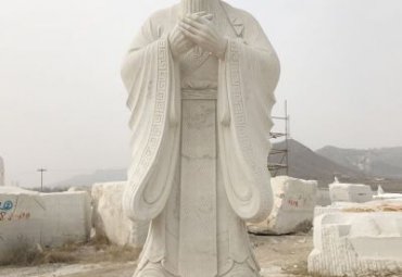 酒店孔子人物石雕