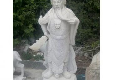 商业街关公人物石雕