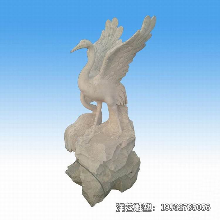 城市展翅天鹅动物石雕 城市展翅天鹅动物石雕