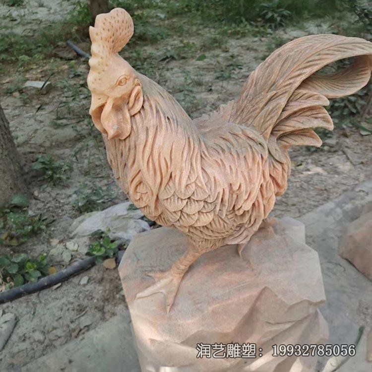 医院鸡动物石雕 医院鸡动物石雕