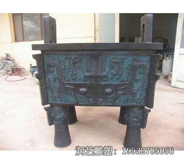 草坪鼎景观铜雕 草坪鼎景观铜雕