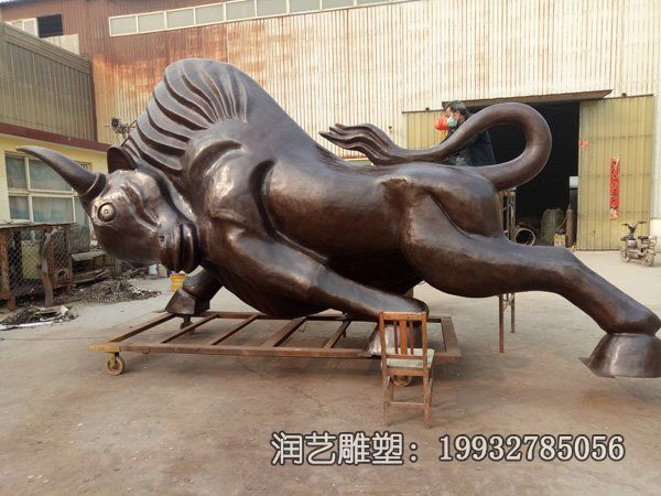 城市大型牛动物铜雕 城市大型牛动物铜雕