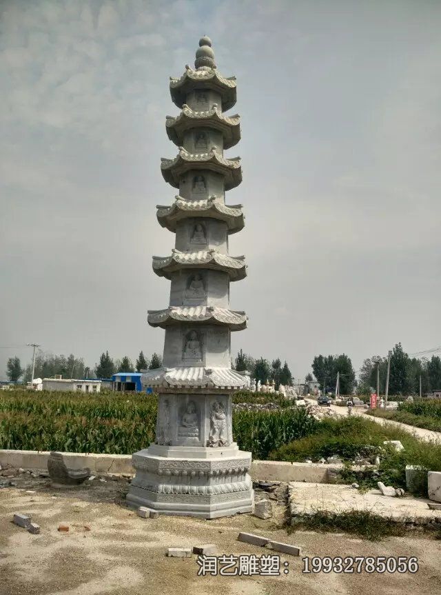商业街塔景观石雕 商业街塔景观石雕