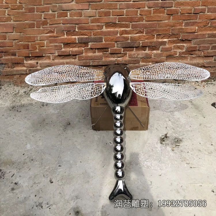 商场不锈钢蜻蜓雕塑 商场不锈钢蜻蜓雕塑