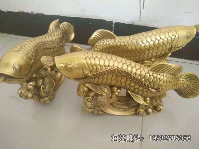 学校鱼动物铜雕 学校鱼动物铜雕