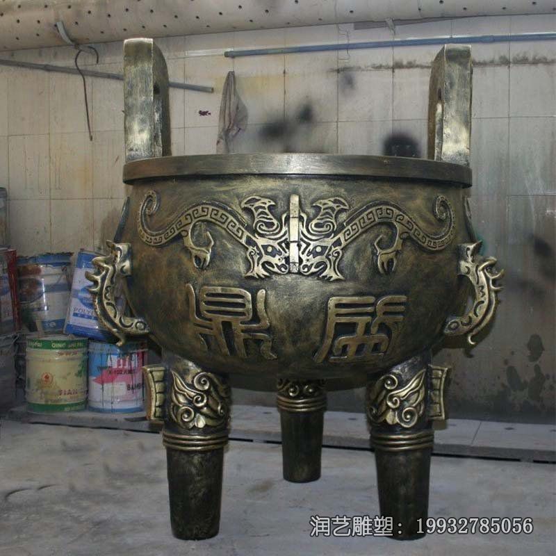 广场香炉景观铜雕 广场香炉景观铜雕