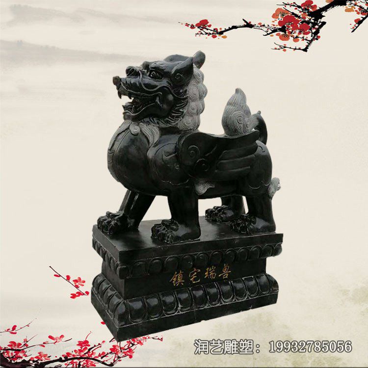 景区貔貅动物石雕 景区貔貅动物石雕