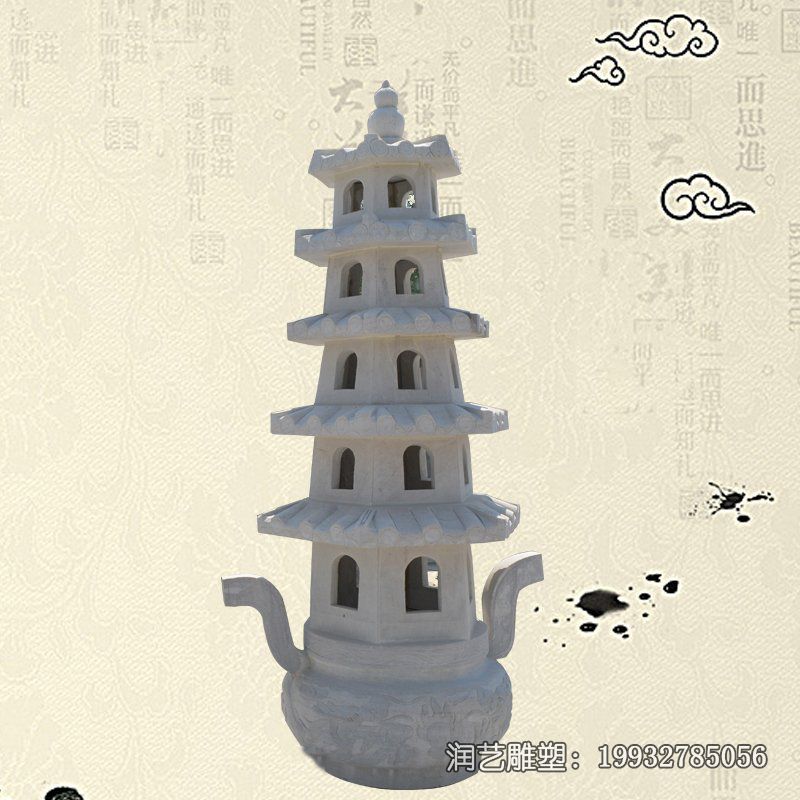 商场塔景观石雕 商场塔景观石雕