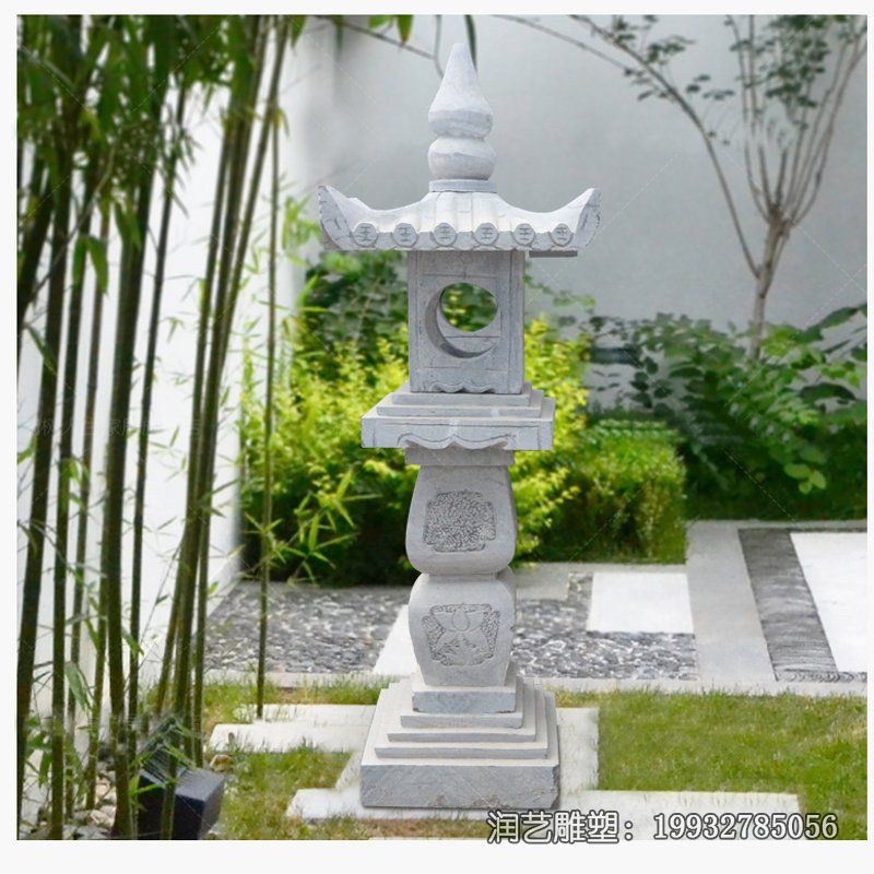 公园大理石灯景观石雕 公园大理石灯景观石雕