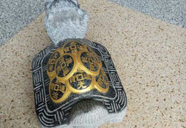 广场龙龟动物石雕