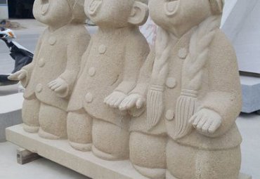 商场儿童人物石雕