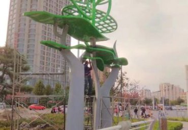 学校不锈钢树景观雕塑