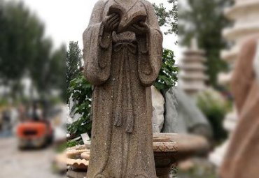 小区李时珍人物石雕