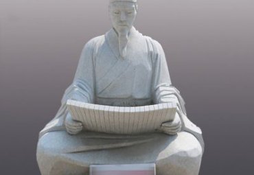 商场李白人物石雕