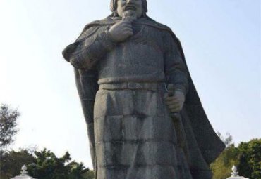 公园名族英雄戚继光人物石雕