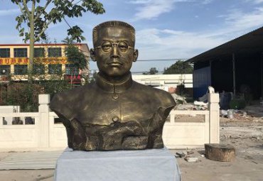 城市陶行知人物铜雕