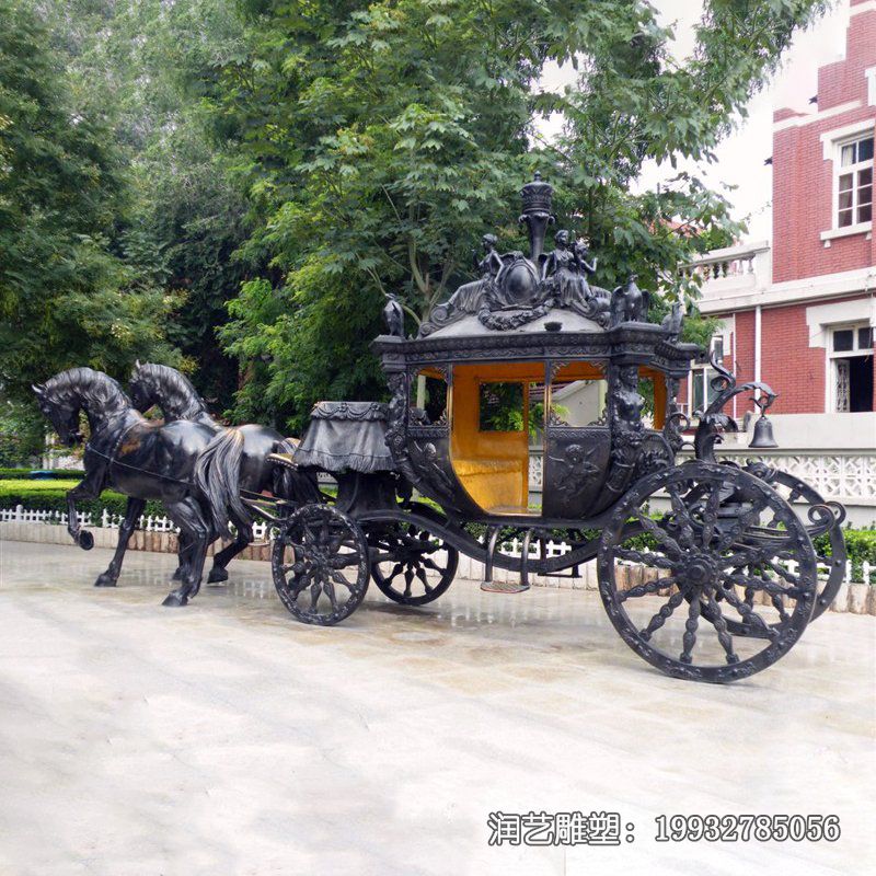 商业街马车景观铜雕 商业街马车景观铜雕