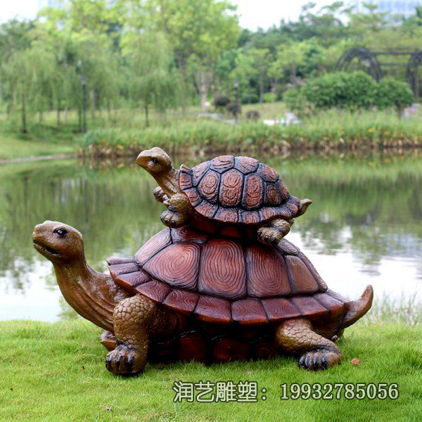 企业玻璃钢乌龟动物雕塑 企业玻璃钢乌龟动物雕塑