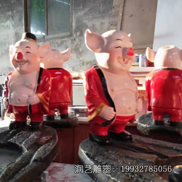 游乐场玻璃钢西游记卡通雕塑 游乐场玻璃钢西游记卡通雕塑