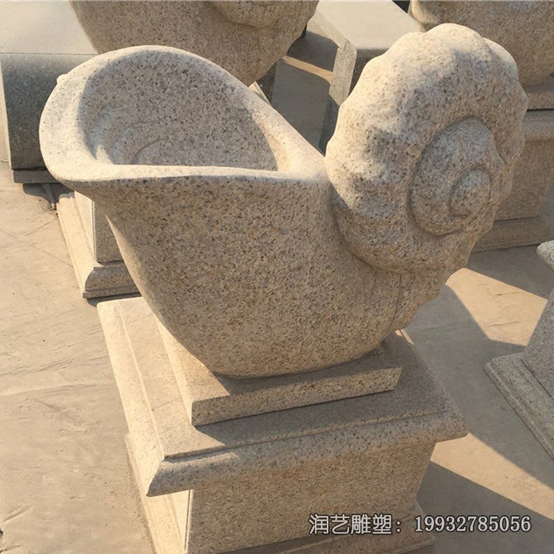 小区海螺景观石雕 小区海螺景观石雕