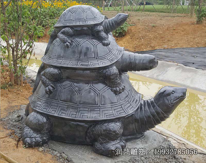 小区青石乌龟动物石雕 小区青石乌龟动物石雕