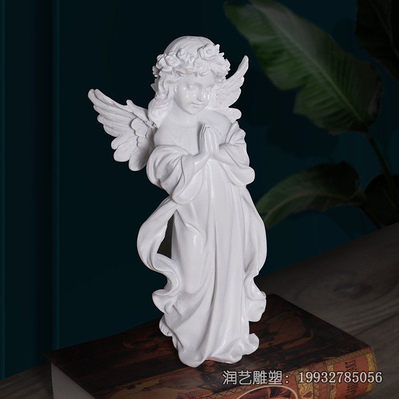 景区汉白玉天使人物石雕 景区汉白玉天使人物石雕