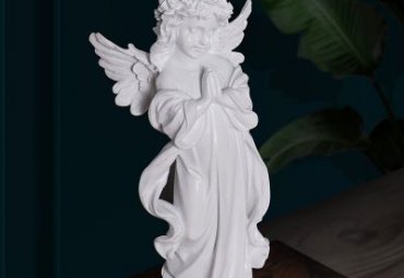 景区汉白玉天使人物石雕