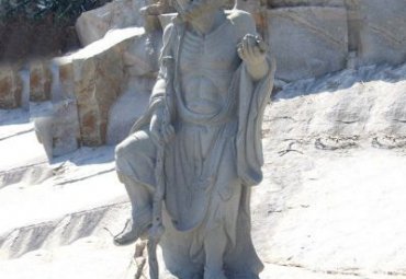 酒店八仙过海人物石雕